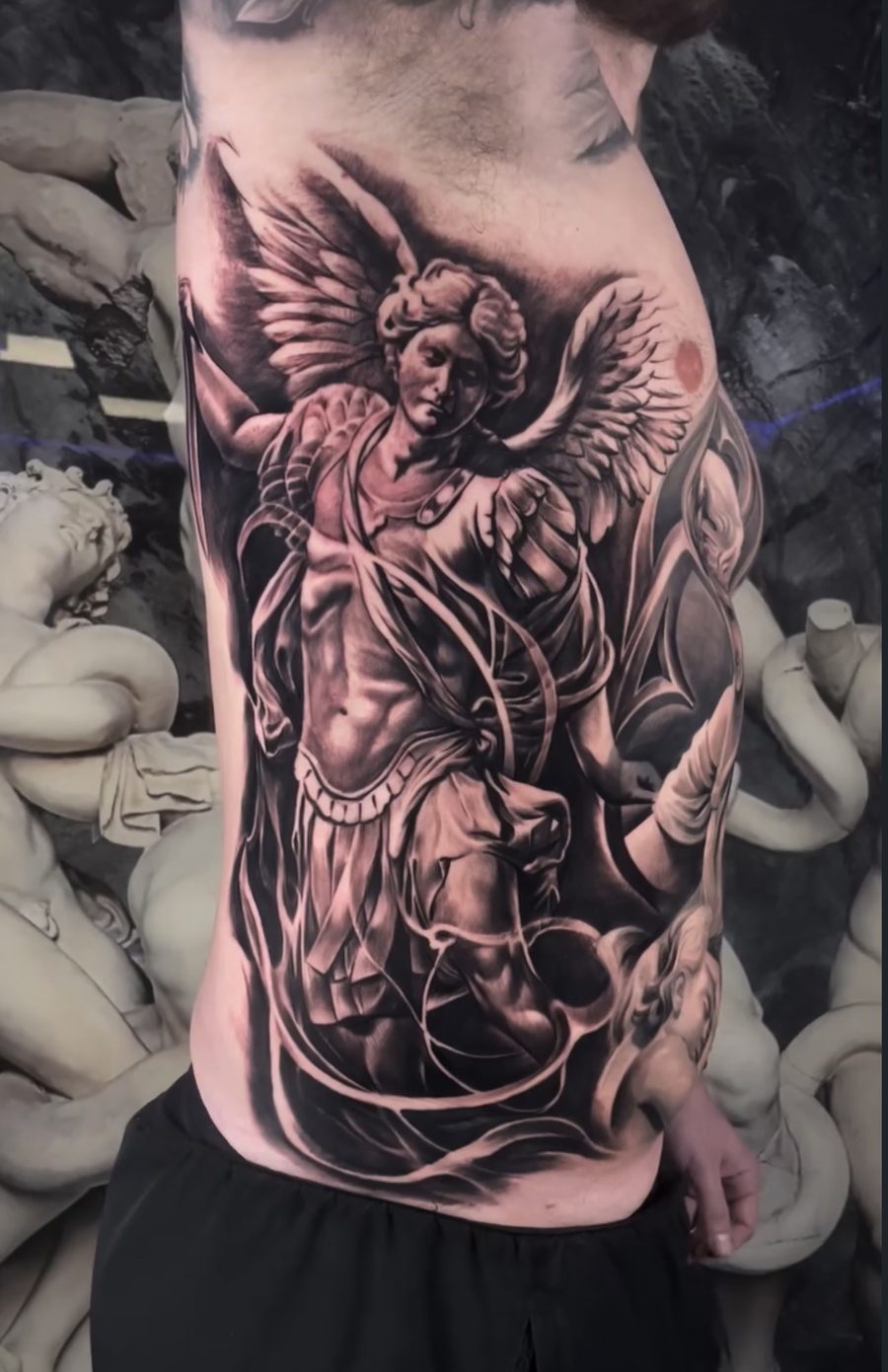 Black and grey realism tattoo by Fernie Andrade 1
